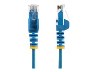 StarTech.com 1 m CAT6-kabel - Tunn - Ej hakfria RJ45-kontakter - Blå - patch-kabel - 1 m - blå N6PAT100CMBLS
