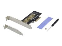 MicroConnect - gränssnittsadapter - M.2 NVMe Card - PCIe 3.0 x4 MC-PCIE-NVME-SSDADAPT
