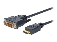 VivoLink Pro adapterkabel - HDMI / DVI - 1 m PROHDMIDVI1