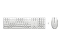 HP 650 - sats med tangentbord och mus - vit 4R016AA