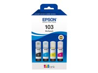 Epson 103 Multipack - 4-pack - svart, gul, cyan, magenta - original - påfyllnadsbläck C13T00S64A