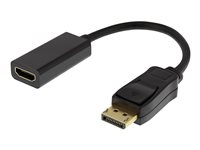 DELTACO DP-HDMI43 - videokort - DisplayPort / HDMI - 20 cm DP-HDMI43