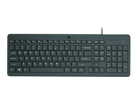 HP 150 - tangentbord - hela norden - svart Inmatningsenhet 664R5AA#UUW