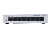 Cisco Business 110 Series 110-8T-D - switch - 8 portar - ohanterad - rackmonterbar CBS110-8T-D-EU