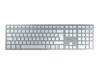 CHERRY KW 9100 SLIM - tangentbord - hela norden - vit, silver Inmatningsenhet JK-9110PN-1