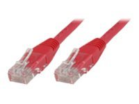 MicroConnect nätverkskabel - 1 m - röd B-UTP501R