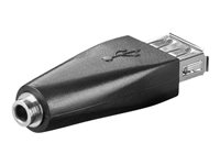 MicroConnect audio-adapter - ljud/USB USBA/3,5MMAF