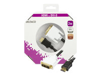 DELTACO adapterkabel - 2 m HDMI-112-K
