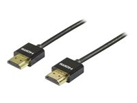 DELTACO HDMI-1093 - HDMI-kabel med Ethernet - 3 m HDMI-1093