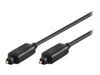 MicroConnect kabelsats för digitalt ljud (optisk) - 2 m TT620BKAD
