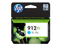 HP 912XL - Lång livslängd - cyan - original - bläckpatron 3YL81AE#BGX