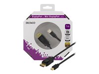 Deltaco DisplayPort-kabel - 1 m DP-1111-K