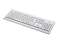 Fujitsu KB521 - tangentbord - belgisk - marmorgrå S26381-K521-L130