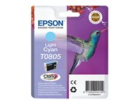 Epson T0805 - ljus cyan - original - bläckpatron C13T08054011