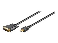 MicroConnect adapterkabel - HDMI / DVI - 1.8 m HDM192411.8