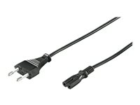 MicroConnect - strömkabel - Eurokontakt till IEC 60320 C7 - 50 cm PE030705
