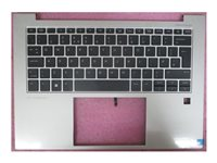 HP - ersättningstangentbord för bärbar dator - med ClickPad - dansk - med övre skydd Inmatningsenhet N09058-081