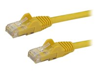 StarTech.com Cat6-patchkabel med hakfria RJ45-kontakter – 2 m, gul - patch-kabel - 2 m - gul N6PATC2MYL