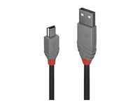 Lindy Anthra Line - USB-kabel - USB till mini-USB typ B - 1 m 36722