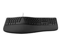 Microsoft Ergonomic Keyboard - tangentbord - brittisk - svart LXM-00004