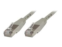 MicroConnect nätverkskabel - 15 cm - grå SSTP60015