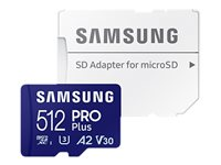 Samsung PRO Plus MB-MD512SA - flash-minneskort - 512 GB - mikroSDXC UHS-I MB-MD512SA/EU