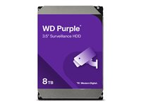 WD Purple WD85PURZ - hårddisk - 8 TB - SATA 6Gb/s WD85PURZ