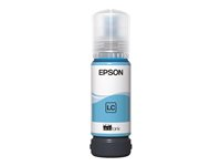Epson EcoTank 107 - ljus cyan - original - påfyllnadsbläck C13T09B540