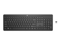 HP 230 - tangentbord - fransk - svart 3L1E7AA#ABF