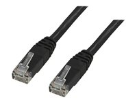 Deltaco patch-kabel - 1 m - svart S1-TP