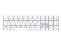 Apple Magic Keyboard with Numeric Keypad - tangentbord - QWERTY - brittisk - silver Inmatningsenhet MQ052B/A
