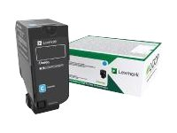 Lexmark - Cyan - original - tonerkassett LRP - för Lexmark CS727de, CS728de, CX727de 75B20C0