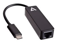 V7 - nätverksadapter - USB-C V7UCRJ45-BLK-1E