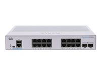 Cisco Business 350 Series CBS350-16T-E-2G - switch - 16 portar - Administrerad - rackmonterbar CBS350-16T-E-2G-EU