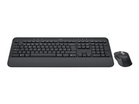 Logitech Signature MK650 Combo for Business - sats med tangentbord och mus - QWERTY - nordiskt (danska/finska/norska/svenska) - grafit Inmatningsenhet 920-011010