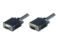MicroConnect - VGA-förlängningskabel - HD-15 (VGA) till HD-15 (VGA) - 3 m MONGH3B