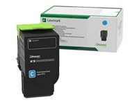 Lexmark - Hög kapacitet - cyan - original - tonerkassett LCCP, LRP - för Lexmark C2325dw, C2425dw, C2535dw, MC2325adw, MC2425adw, MC2535adwe, MC2640adwe C232HC0