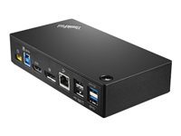 Lenovo ThinkPad USB 3.0 Ultra Dock - dockningsstation - USB - 1GbE 40A80045DE