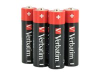Verbatim batteri - 10 x AA / LR6 - alkaliskt 49875