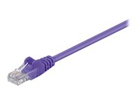 MicroConnect nätverkskabel - 25 cm - lila B-UTP50025P