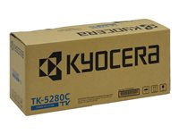 Kyocera TK 5280C - Cyan - original - tonersats - för ECOSYS M6235cidn, M6235CIDN/KL3, M6635cidn, M6635CIDN/KL3, P6235cdn, P6235CDN/KL3 TK-5280C