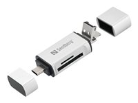 Sandberg kortläsare - micro USB / USB / USB-C 136-28