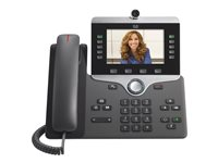 Cisco IP Phone 8865 - IP-videotelefon - med digital kamera, Bluetooth interface CP-8865-K9=