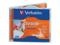 Verbatim - DVD-R x 10 - 4.7 GB - lagringsmedier 43521