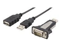 DELTACO UC-232C9 - seriell adapter - USB 2.0 - RS-232 UC-232C9