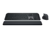 Logitech MX Keys S Combo - sats med tangentbord och mus - nordiskt (danska/finska/norska/svenska) - grafit - med Palm Rest Inmatningsenhet 920-011612