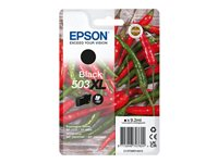Epson 503XL - XL - svart - original - bläckpatron C13T09R14020