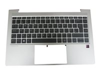 HP - ersättningstangentbord för bärbar dator - brittisk - med övre skydd M23769-031