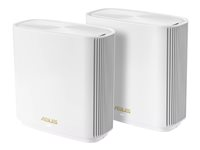 ASUS ZenWiFi AX (XT8) V2 - Wifi-system - 802.11a/b/g/n/ac/ax - skrivbordsmodell 90IG0590-MO3A40