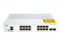 Cisco Catalyst 1000-16T-E-2G-L - switch - 16 portar - Administrerad - rackmonterbar C1000-16T-E-2G-L